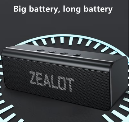 Wireless Bluetooth Speaker – Dual Pairing, 1800mAh Battery, 10H Playtime, Loud Stereo with Booming Bass, Includes Charging Cable, Compatible with Phone/Tablet/TV