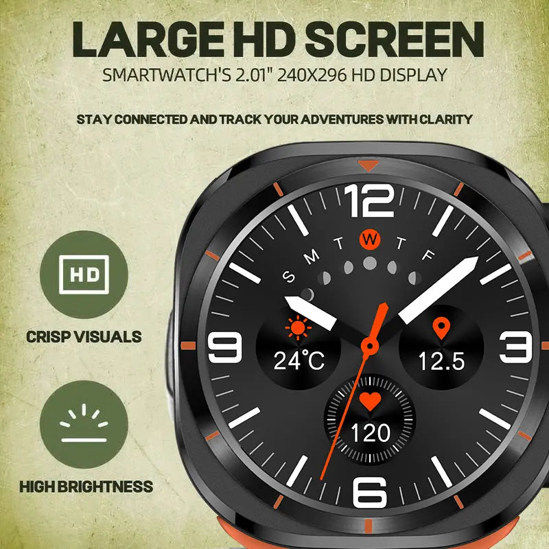 Smart Watch with GPS Bluetooth Call - Multiple Sport Modes, IP67 Water Resistant Touch Screen, Sleep Monitoring and High Battery Life
