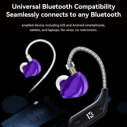 TWS HD Bluetooth Earhook Adapter – 2Pin 0.78mm Connector, In-Ear Type, Multi-Device Compatible with Most IEMs, Noise Cancelling (Not for PS5/Desktop PC)