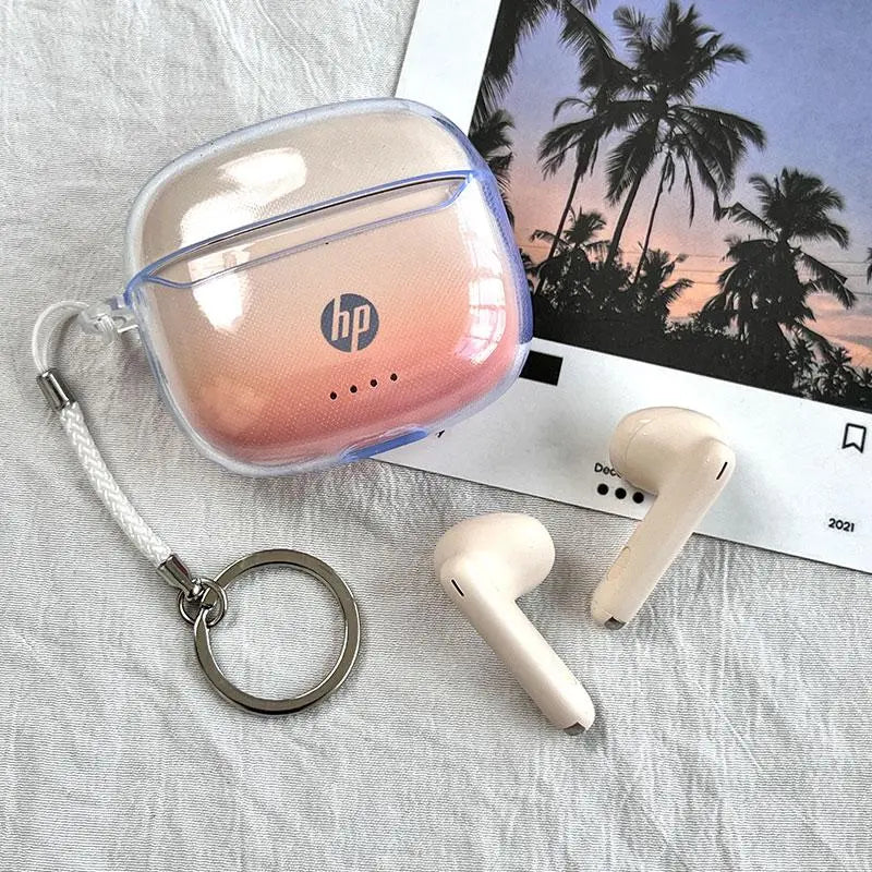HP Wireless Earbuds, True Wireless Headphones, Semi-In-Ear Design Noise-Cancelling Stereo Bass Earphones, Fitness Earbuds, IPX4 Waterproof Sports Earphones, Tws Stereo