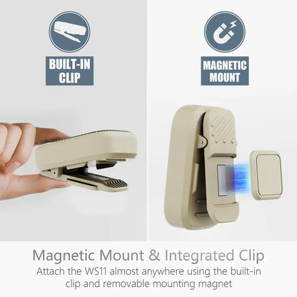 Wireless Mini Wearable Speaker – IPX5, Magnetic Clip, Built-in Mic, Hands-Free Music & Smartphone Calls