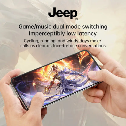 Jeep JP EW133 TWS Wireless Earbuds - Bluetooth 5.4, Noise Cancelling, IPX5 Water Resistant