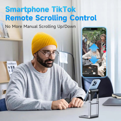 SEANCHEER R1 Scrolling Remote Control for Phone, Page Turner for Kindle App (Not for All Kindle Devices), Camera Shutter Controller for Photo and Video, Connect via Bluetooth, USB-C Charging – 🔥 Buy 1 Get 1 FREE 🔥 (Limited Offer)