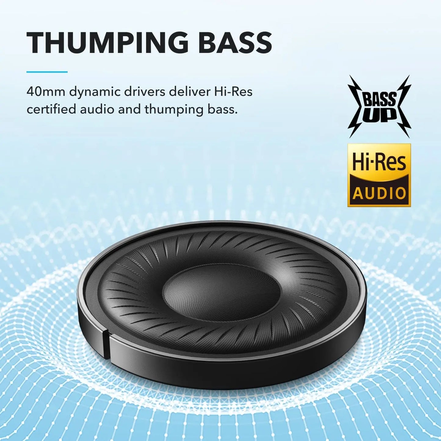 【BLACK FRIDAY】Soundcore by Anker Q20i – Hybrid Active Noise Cancelling Foldable Headphones, 40H ANC Playtime, Hi-Res Audio, Big Bass, App EQ & Transparency Mode