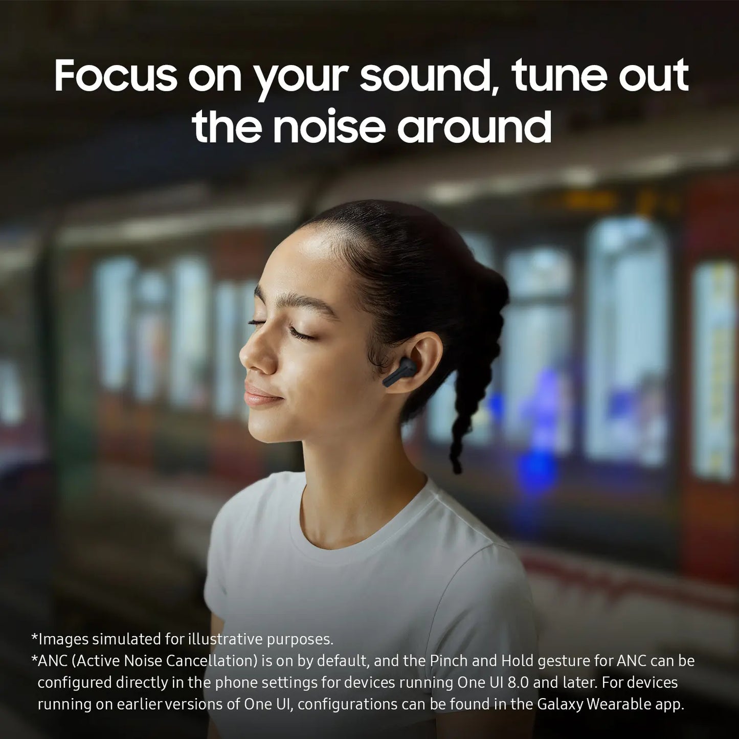 Samsung Galaxy Buds 3 FE - True Wireless Bluetooth Earbuds with Active Noise Cancelling and Comfortable Fit