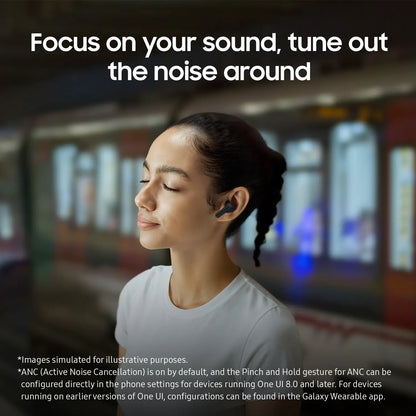 Samsung Galaxy Buds 3 FE - True Wireless Bluetooth Earbuds with Active Noise Cancelling and Comfortable Fit