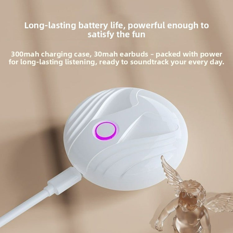 Creative Wing Design Wireless Bluetooth Earphone – HD Sound, Built-in Mic, Gaming & Sports Headset