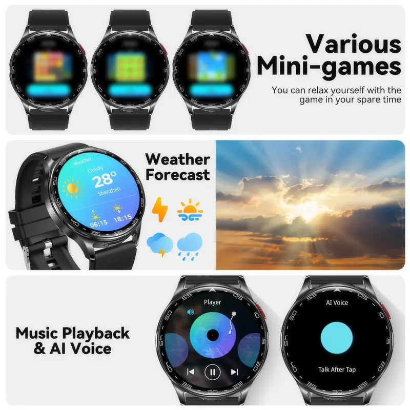 Smart Watch with Earbuds – Call Receive & Music Playback, Multifunctional Sports Watch, 100+ Sports Modes, Step Counter, Compatible with Android, Perfect Gift for Men & Women