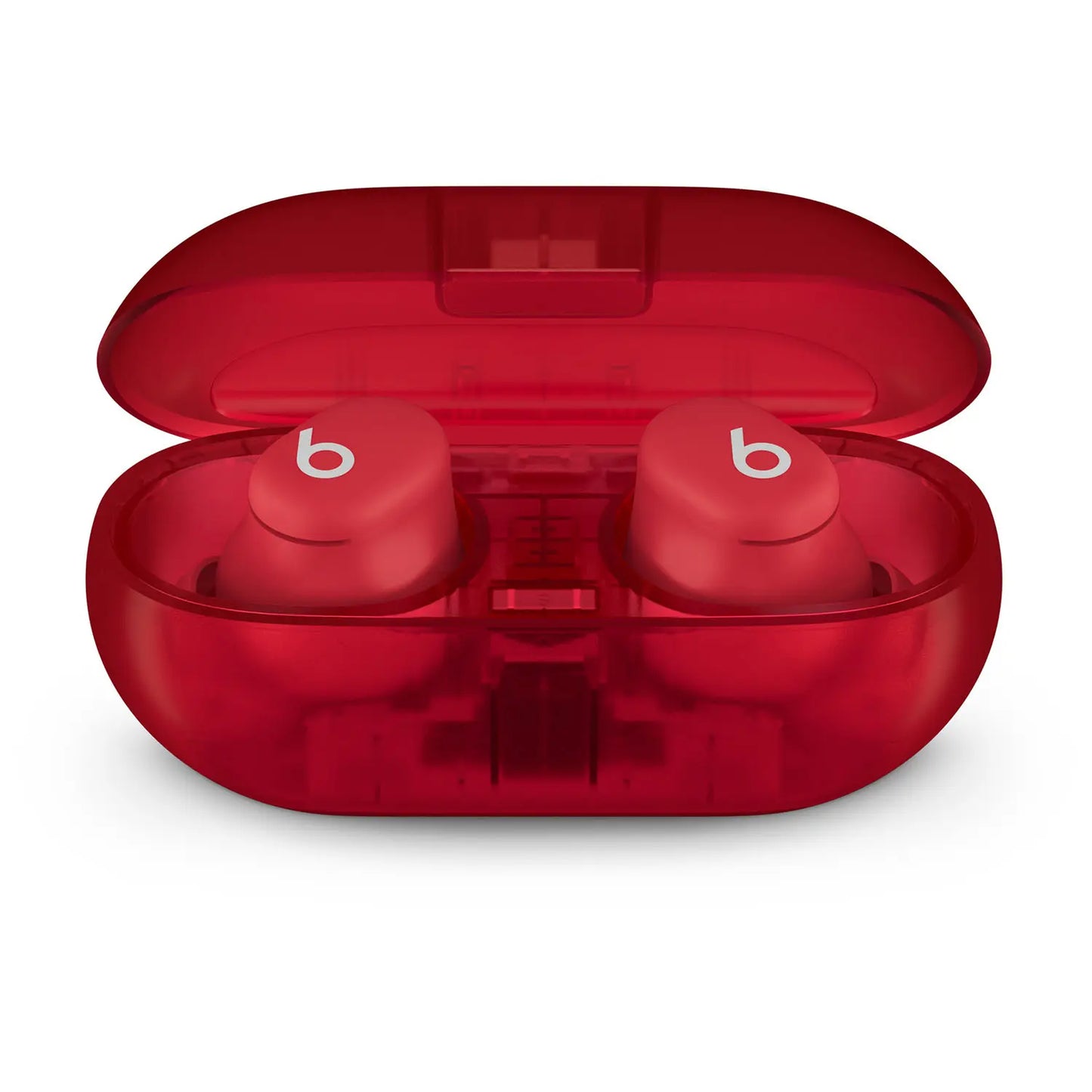 Beats Solo Buds – Bluetooth Wireless Noise Cancelling Earbuds with Charging Case, Transparent Red