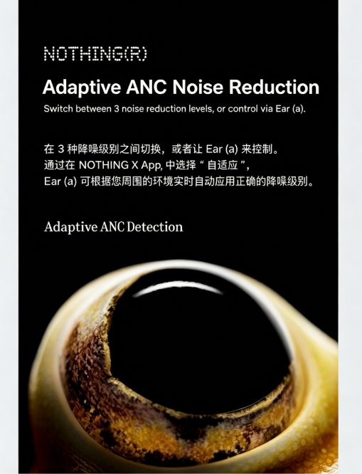 NOTHING 2026 Ear(a) Wireless Earbuds – ChatGPT Integration, 45dB Hybrid ANC, Hi-Res Audio, Dual-Device Connect, 42.5H Playtime (Black)