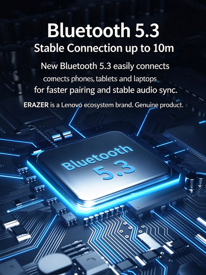 ERAZER Wired & Bluetooth Speaker - Excellent Sound Quality Desktop Long Strip Soundbar for Computer, TV, Phone & Home Audio