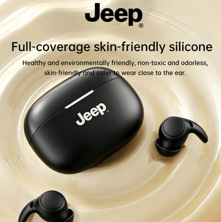 Jeep JP EW140 Sleep Bluetooth 6.0 Earbuds - Deep Bass, Type-C Fast Charging, 3.5H Playtime, Noise Cancelling