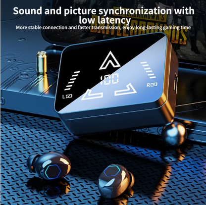TWS In-Ear Headphones with LED Digital Display Charging Case – Bluetooth 6.0, 3D Surround Sound, Touch Controls, Call Noise Cancellation, Type-C, Long Standby