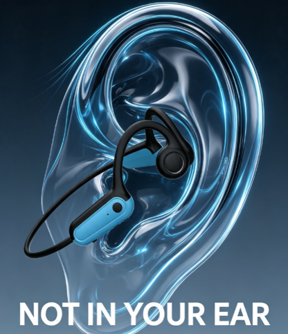 Bone Conduction Open-Ear Headphones - Type-C Charging, Long Battery for Sports and Running
