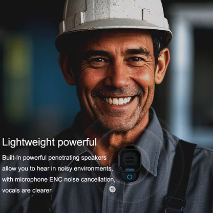 Cycling Wearable Wireless Speaker – TWS, Mini & Convenient, Built-in Mic, Up to 30 Hours Battery