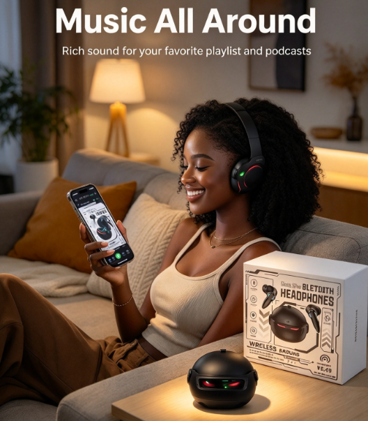 Buds5 Pro Wireless Bluetooth Gaming Earphones