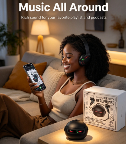 Buds5 Pro Wireless Bluetooth Gaming Earphones