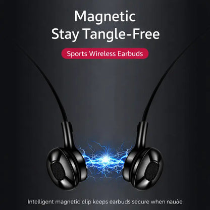 G05 Wireless Neckband Bluetooth Headphones with Mic - Water Resistant HiFi Stereo Magnetic Sports Earbuds for Running, Workout and Gym