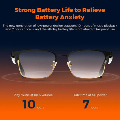 MIRO M10Pro Smart Audio Glasses with Lifetime Free Membership - 10-Hour Battery, Blue Light Filter, Stereo Audio for Meetings, Work, Travel and Daily Use