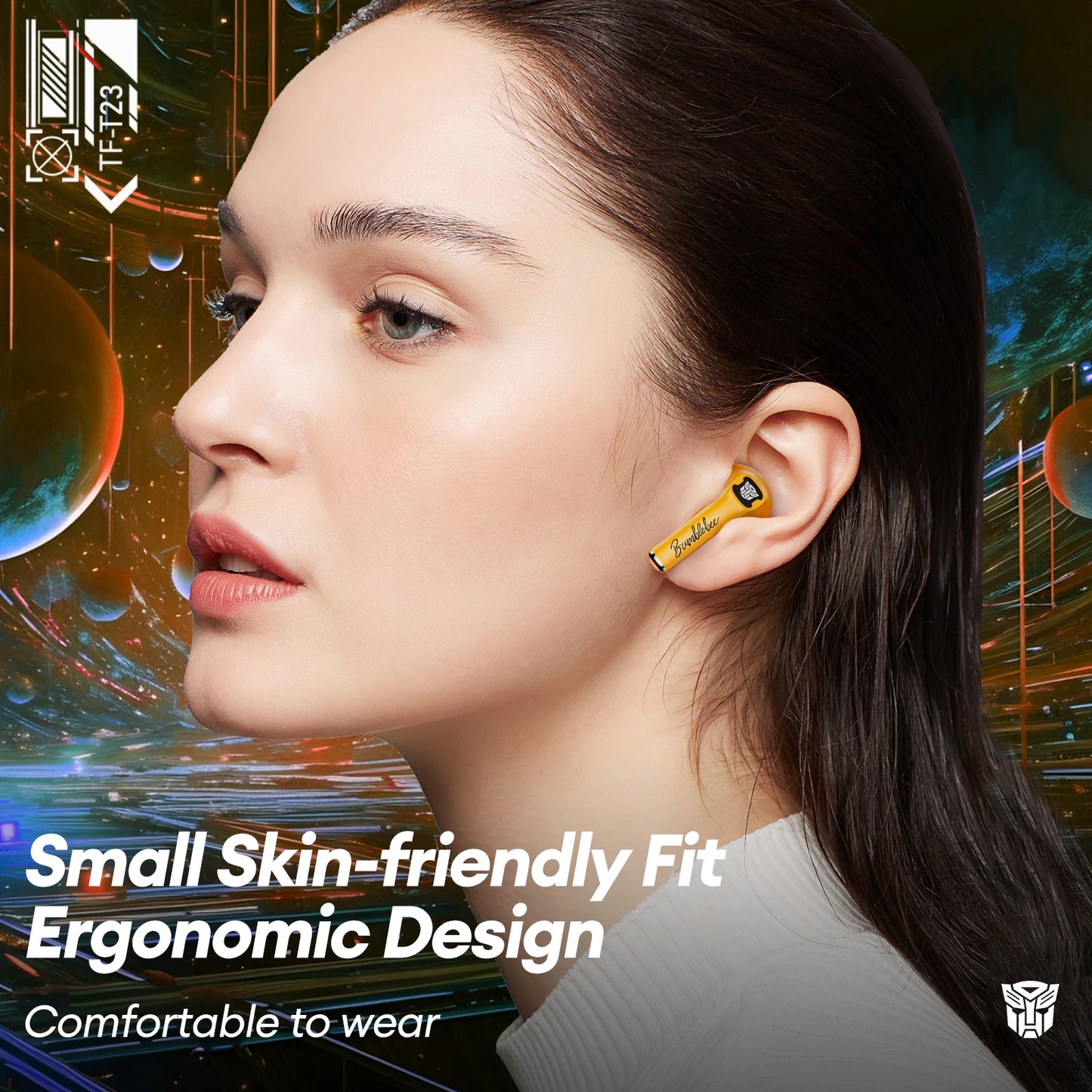 Semi-In-Ear True Wireless Earbuds – Noise Cancelling, Stereo Sound, Gaming & Sports Ready, Travel-Friendly, Great Gift for Him