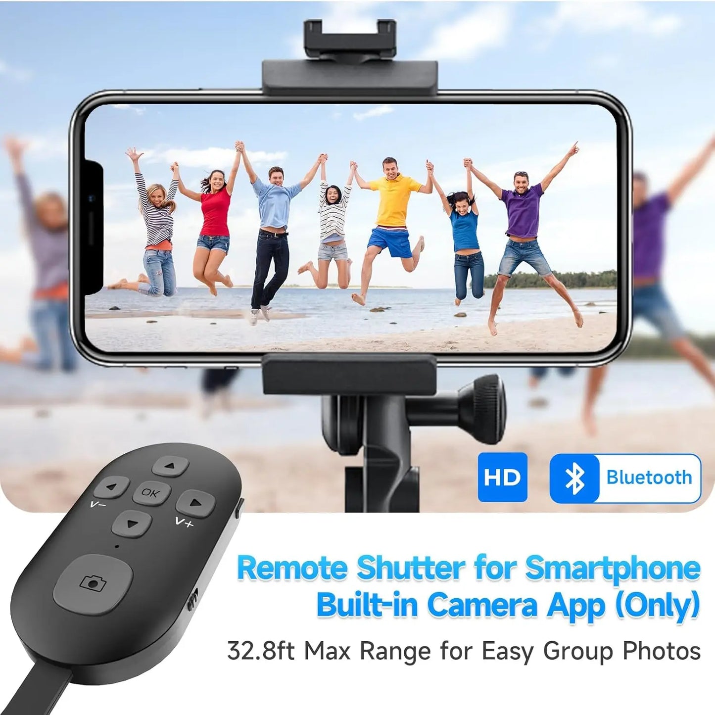 SEANCHEER R1 Scrolling Remote Control for Phone, Page Turner for Kindle App (Not for All Kindle Devices), Camera Shutter Controller for Photo and Video, Connect via Bluetooth, USB-C Charging – 🔥 Buy 1 Get 1 FREE 🔥 (Limited Offer)