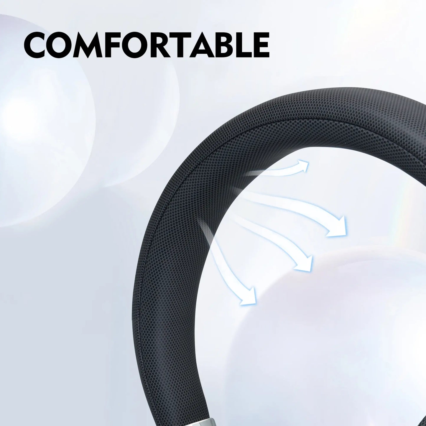 Black Over-Ear Wireless Bluetooth Headset - Portable Foldable Headset with Soft Ear Cushions, Wireless Noise Cancelling, Cable-Wired Foldable Headphones, Suitable for Travel, Laptops, Mobile Phones, Tech Gadgets, Teen Gift