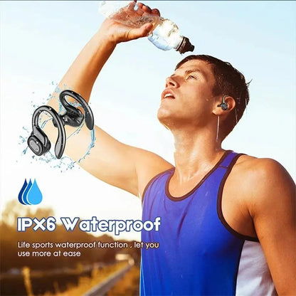 SP16 True Wireless Noise Cancelling Earbuds with Digital Display Charging Case - Hi-Fi Stereo Water Resistant Earphones for Sports and Gaming