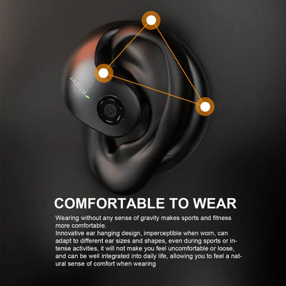 2-in-1 Wireless Open Headphones & Speaker – Bluetooth 5.4, Waterproof Sports Earbuds with Mic, Noise Cancelling, Hands-Free Calling, Compatible with iOS & Android – Ideal for Gaming & Outdoor