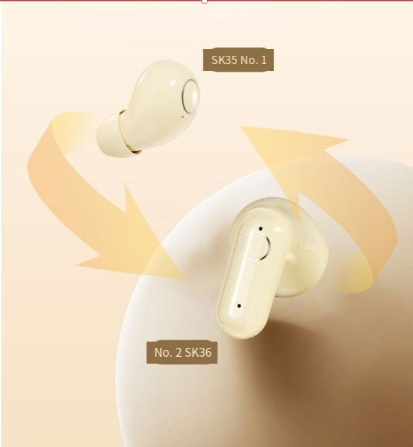 Wireless Earbuds – In-Ear Design, Noise Cancelling, True Wireless with Digital Display, Bluetooth 5.4, Gaming & Fitness Headset for Running & Exercising, Lightweight