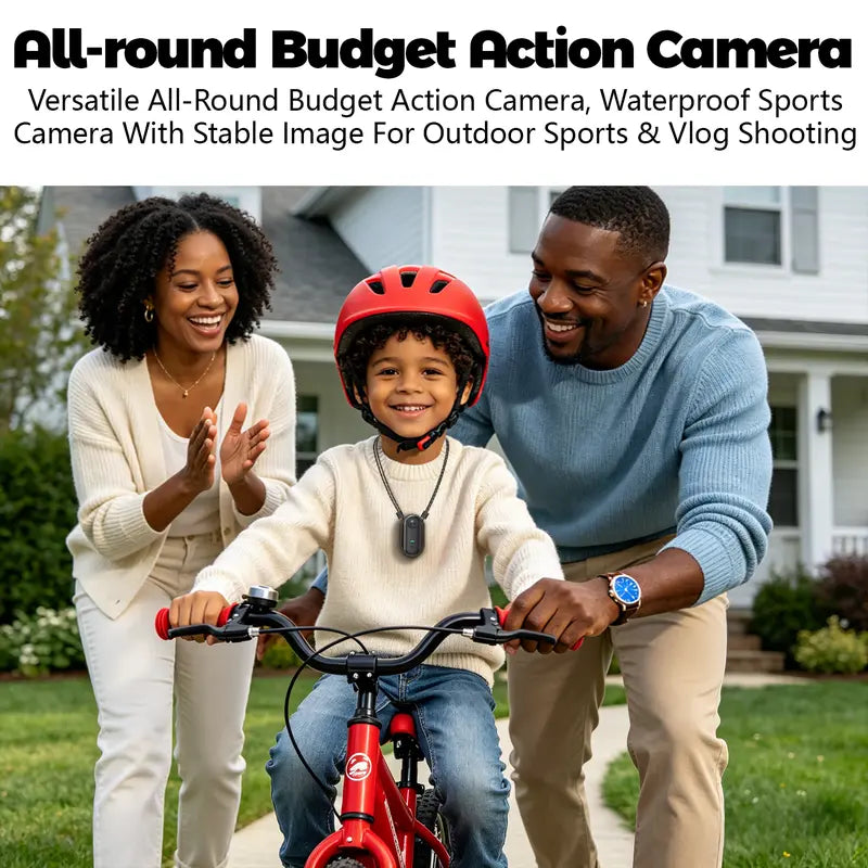 NUISK Thumb Action Camera, Portable POV Body Cam, Ultra Compact, Hands-Free, Compact Magnetic Sports Camera,. Ideal for Cycling, Pets, Vlogging. Supports U3+ Card, Waterproof. Perfect Gift for Beginners. Spring Renewal. tiktokshopspringglowup summerwins