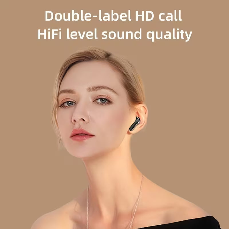 2025 New S20 Mirror Digital Display Bluetooth Earbuds – Wireless Noise Cancelling In-Ear Headphones, Ultra-Long Battery Life, Universal Compatibility
