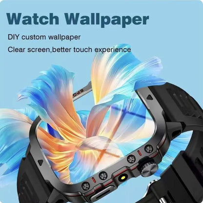 Multifunctional Smartwatch with LED Light – Fashionable Digital Watch, Multiple Sports Modes, Touchscreen, Wireless Call, Custom Photo & Health Tracker