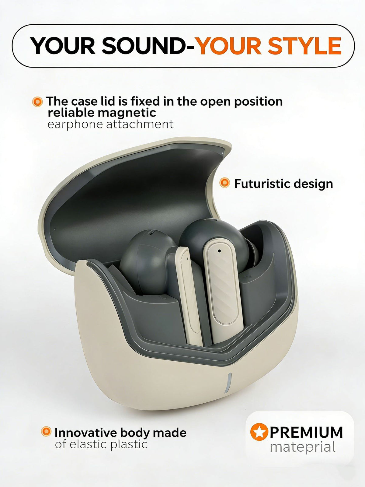 Ivante Wireless Earbuds - Active Noise Cancelling with 60H Total Playtime