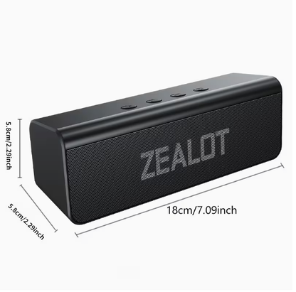 Wireless Bluetooth Speaker – Dual Pairing, 1800mAh Battery, 10H Playtime, Loud Stereo with Booming Bass, Includes Charging Cable, Compatible with Phone/Tablet/TV