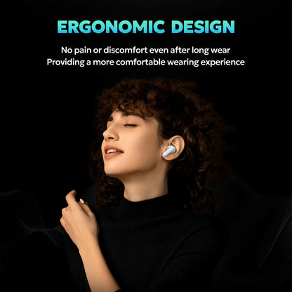 X6 ENC Earbuds - HiFi Stereo Sound, IPX5 Water Resistant, Built-in Mic, Space Capsule Design, Noise Reduction for iPhone and Android