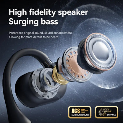 Bluetooth Earbuds with Smartphone Charging – 45 Hours Playtime, HiFi Bass, ENC Noise Cancelling, Bluetooth 6.0, Sport Design