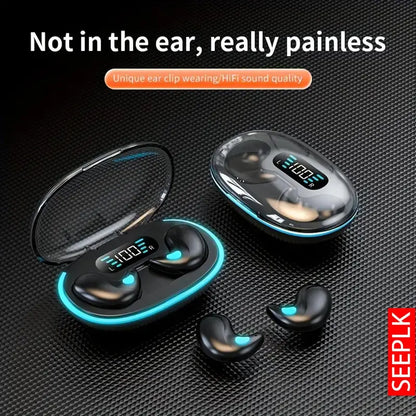 🔥 Clearance Limited-Time Offer, Order 1 Get 2 🔥 – SEEPWK Wireless Sleep Earbuds, Comfortable Waterproof Sport Earbuds with Charging Case, Secure Fit for Active Lifestyles & All-Day Use