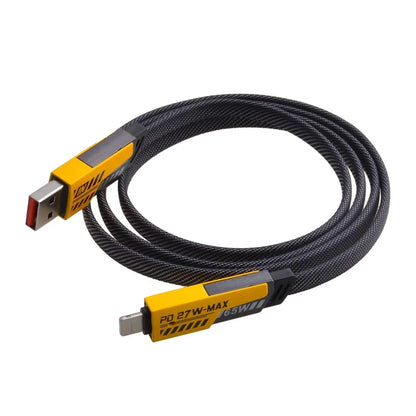 【Buy 1 Get 1 FREE】4-in-1 USB Charging Cable – 5FT Fast Charging MAX 100W, USB-A + Type-C, Aluminum Alloy – for iPhone, Samsung Galaxy, Android, iPad Pro
