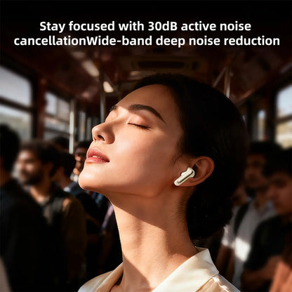 Biaze D79 Pro ANC TWS Wireless Earphones - Bluetooth 5.4, Bass Stereo, Noise Cancelling Mic, IPX5 Water Resistant for Sports