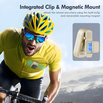 Wireless Mini Wearable Speaker – IPX5, Magnetic Clip, Built-in Mic, Hands-Free Music & Smartphone Calls