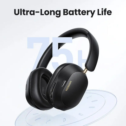 UGREEN Hitune Max5c Wireless Over-Ear Headphones - Hi-Res Audio, ANC Noise Cancelling, Bluetooth with Microphone