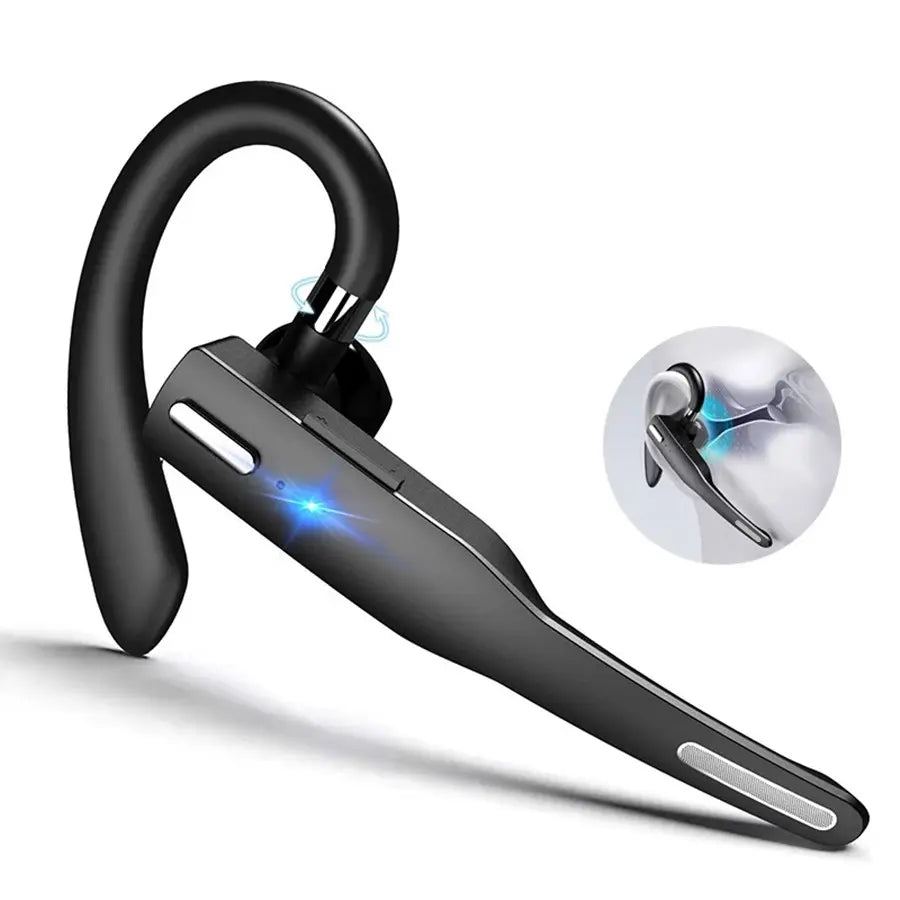Wireless Ear Hook Design Headphone, Multipurpose Business Ear-mounted Bluetooth-compatible Headset, Noise Reduction Headphones for Business Travel, Noise Cancelling Headset, Wireless Chargeable Headphones, Noise Cancellation, Wireless Bt Headset
