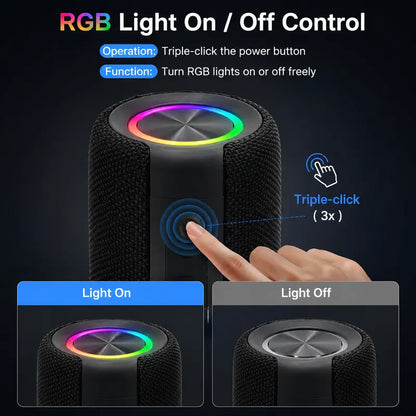 2-in-1 Stereo,20W Split Wireless Speaker-Multifunctional Portable Magnetic Waterproof Bluetooth V5.3 Sound System, Wireless Pairing & Multi-Device Connection,USB/Audio Cable Charging,for Home/Outdoor Use,SummerWins,Smartphone Compatible,DealsForYouDays,