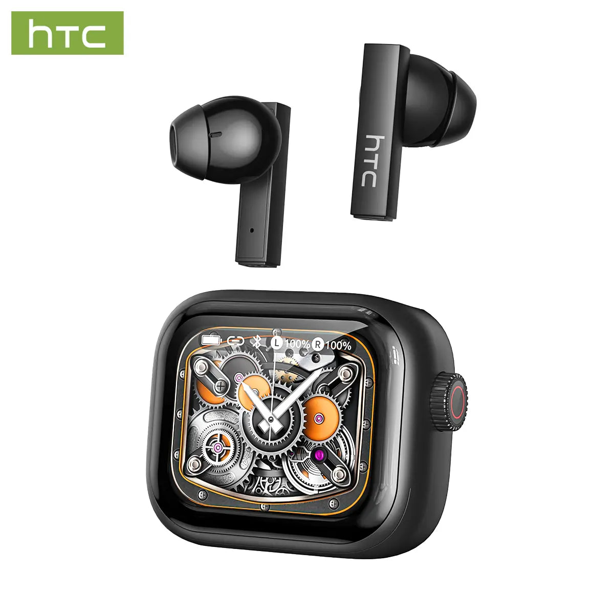 HTC NE40 Wireless Earphones Bluetooth 6.0, LED Display High Fidelity, for Gaming, Office, Sports, Music & Phone Calls TWS Earbuds , IPX5 Waterproof Earphones, Built-in Microphone In Ear Earphones image 10