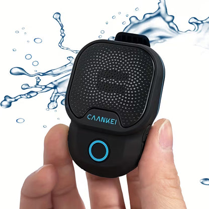 Cycling Wearable Wireless Speaker – TWS, Mini & Convenient, Built-in Mic, Up to 30 Hours Battery