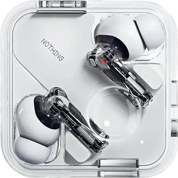 Nothing Ear Wireless Earbuds – ChatGPT Integration, Smart ANC, Hi-Res Audio with LDAC & LHDC, 11mm Bass Boost, 40.5H Playtime, 6 Mics, Wireless Charging (White)
