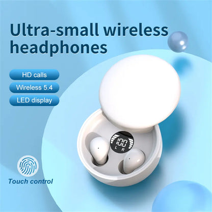 MSHUKCOE Bluetooth Sleeping Headphones – Invisible Ultra Small Earbuds for Side Sleepers, Sleep Earplugs, Waterproof for Small Ear Canals