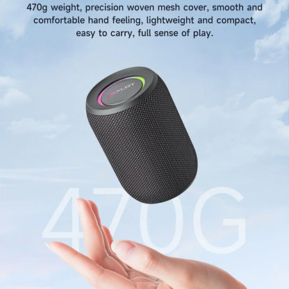 ZEALOT Portable Bluetooth Speaker – Outdoor Wireless, RGB Lights, IPX5, 12H Playback, Heavy Bass – Mini Lightweight for Camping & Hiking