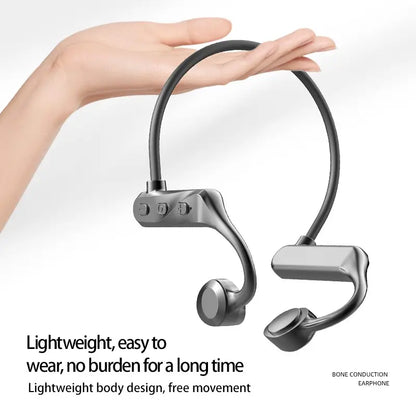 Universal Bone Conduction Neckband Bluetooth Headphones with Mic - Open-Ear for Gym, Exercise and Gaming