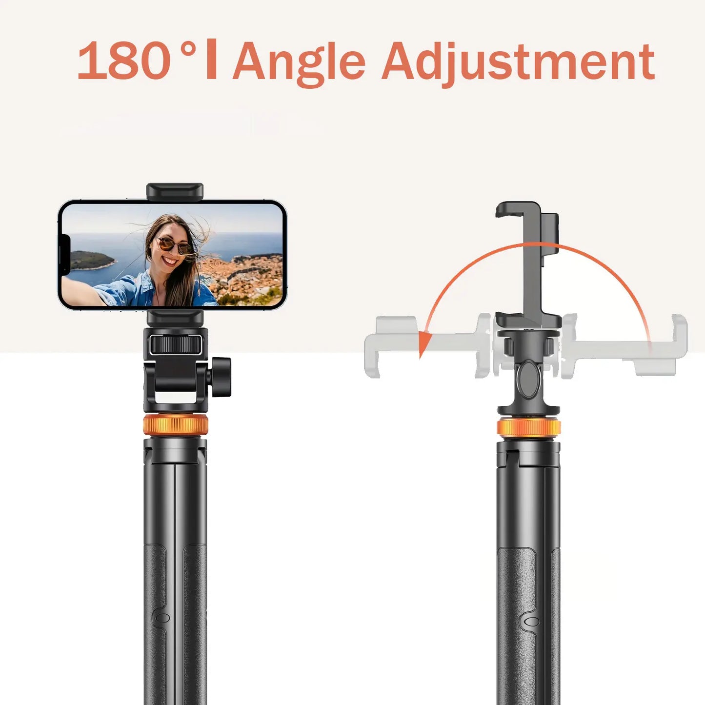 61-Inch Smartphone Selfie Stick with Wireless Remote and Tripod Stand - Tech Accessories for iPhone 17/16/15/14/13 and Mobile Devices